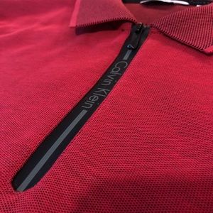 Calvin Klein Shirts - Calvin Klein Dress Polo Zipper Shirt - Small Calvin Klein Shirts - Calvin Klein Dress Polo Zipper Shirt - Small